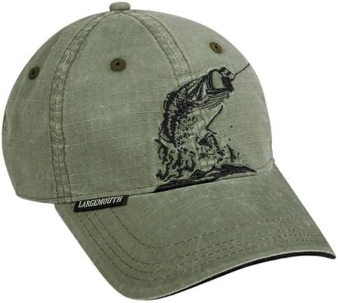 Large Mouth Bass Quick Cool Fishing Hat