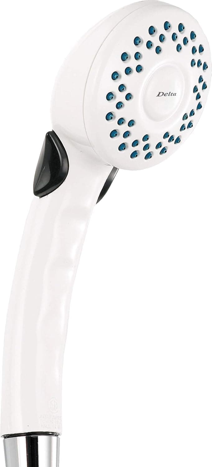 Alsons 462PBBX Classic Full-Spray Push Button Hand Shower, White
