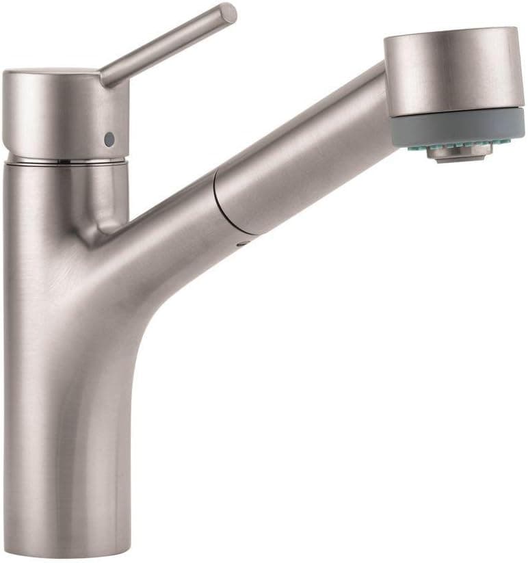 hansgrohe 06462861 Talis S Kitchen Faucet, Steel Optik