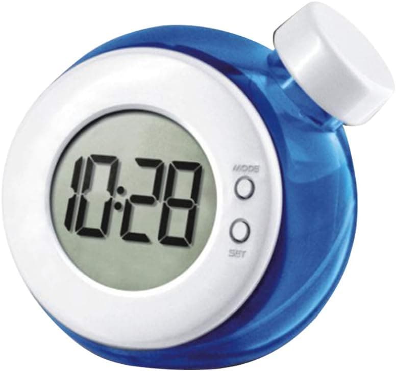 Vosarea Water Power time Clock Creative led Display Clock Desk Clock - no Battery Include (Blue)