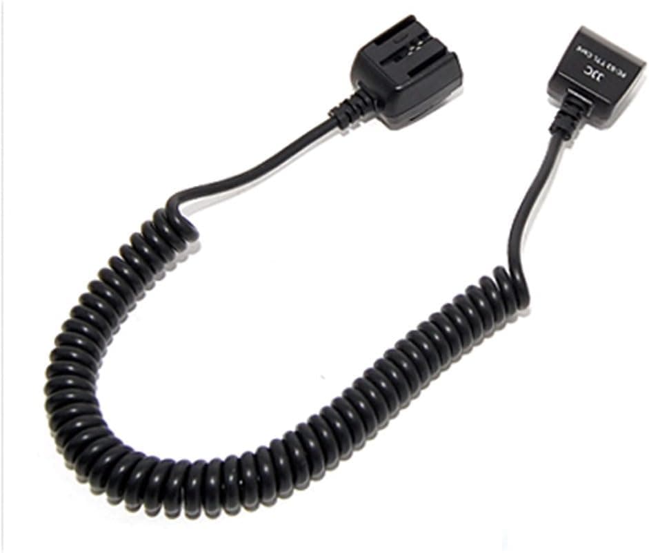 JJC FC-S3 1.4m TTL Off-Camera Sync Shoe flash Cable Connecting Cord For Sony A900 A700 350 A300 A200 A100 A100K HVL-F58AM HVL-F56AM HVL-F42AM HVL-F36AM Minolta A1 A2 A200 Z1 Z2 Z3 Z5 7Hi 7i 7D 5D 5600hs(D) 3600HS(D) 2500D 5400HS 5400xi 5200i Camera