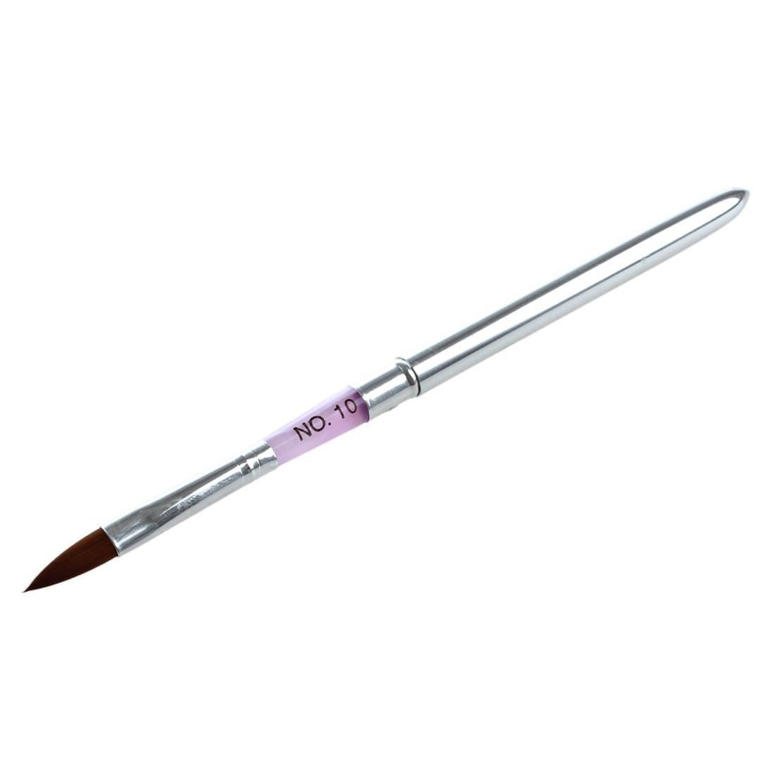 FOONEE Pro Marble Sable Acrylic Nail Art Uv Gel Carving Pen Paint Brush Liquid Powder DIY,Silver