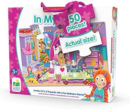 The Learning Journey: Jumbo Floor Puzzles - in My Room - Extra Large Puzzle Measures 3 ft by 2 ft - Preschool Toys & Gifts for Boys & Girls Ages 3 and Up