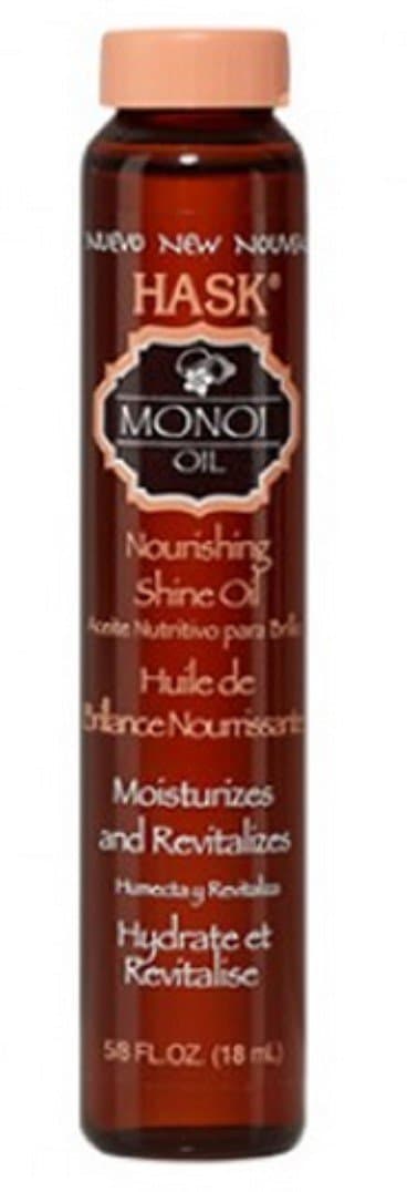 Hask Monoi Nourishing Shine Oil, .63 oz (Pack of 5)