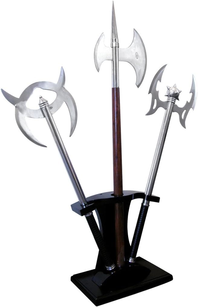 BladesUSA WS-9 Sword Stand-3 Piece Axe