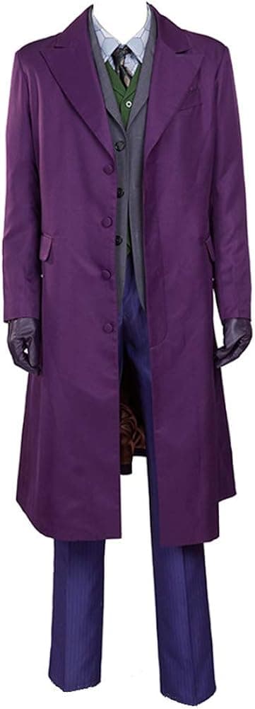 COSSHOW The Dark Knight Joker Costume Set Halloween Costume