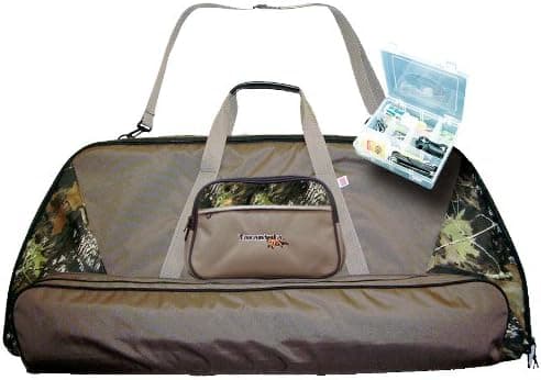 Sportsman's Outdoor Products Tarantula Deluxe Bow Case with Tackle Box Stone (Camo/Mixed Color, Single)