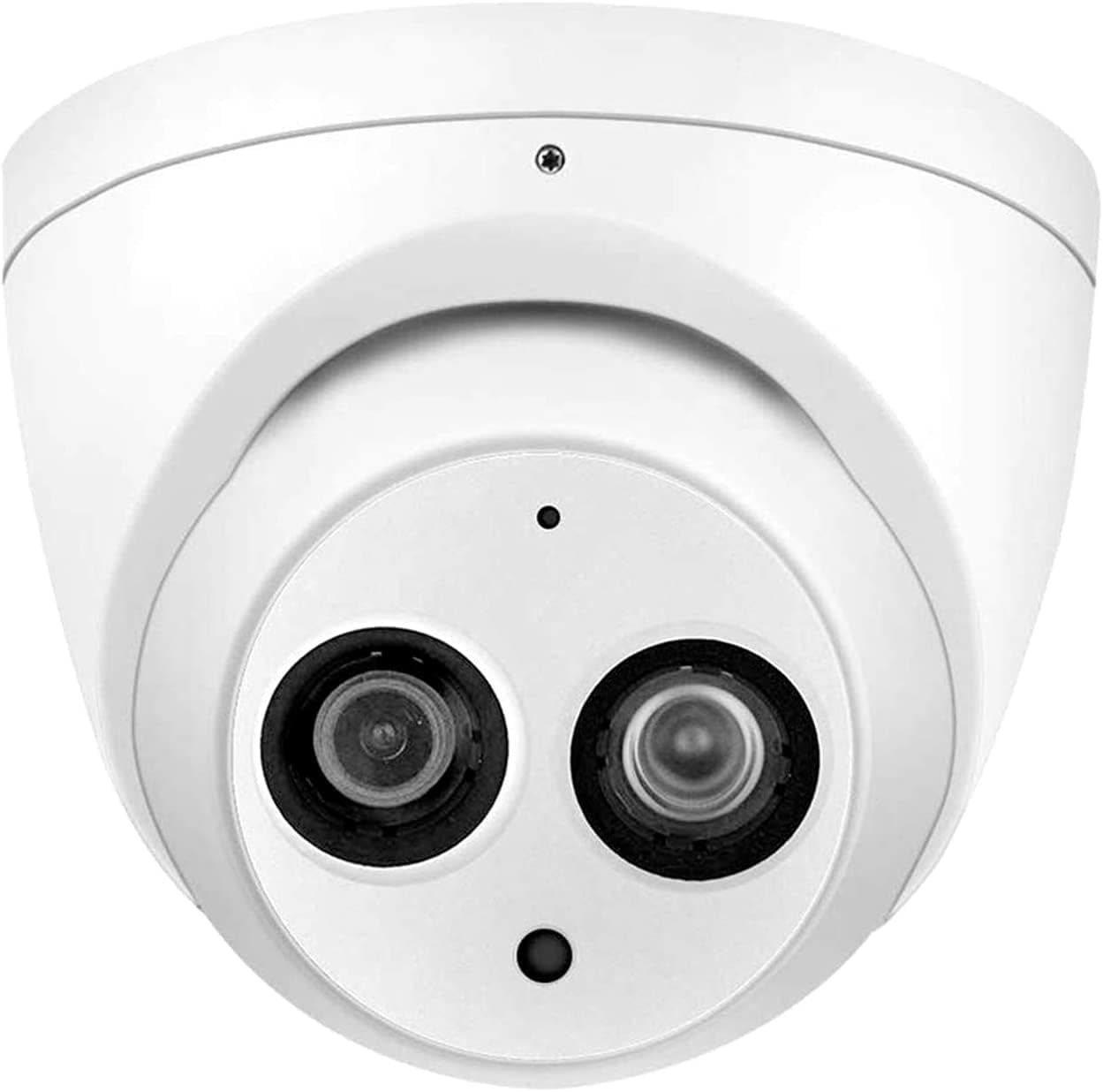 VALUCAM 6MP UltraHD Outdoor PoE IP Camera - Dome Security Camera with 2.8mm Fixed Lens, EXIR 164ft Night Vision Built-in Mic,IP67 Weatherproof,H.265 WDR 3D DNR