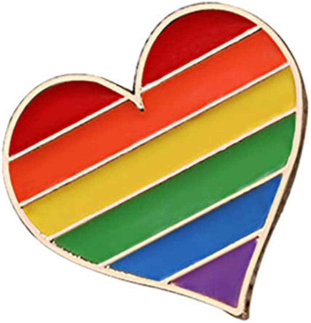 ROSTIVO Enamel Pins for Backpacks Rainbow Enamel Pin for Men Women Boys and Girls Cute Pin for Jackets Bookbags