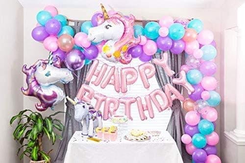 Parti Supplies Unicorn Party Supplies: Unicorn Birthday Party Supplies and Decorations for Girls