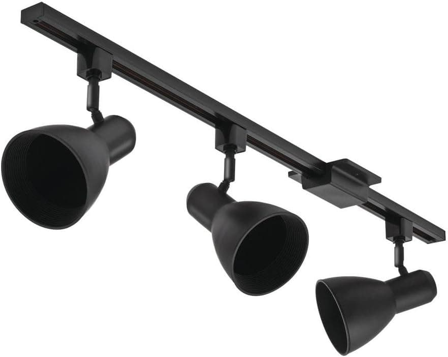 Lithonia Lighting LTKSTBF BR30 DBL M4 Adjustable Decorative 3-Head LED Lamp, 850 Lumens, 120 Volts, Black