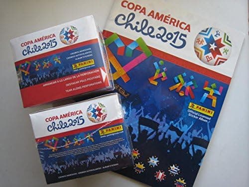 CHILE 2015 Copa America Panini 100 packs + album (500 Stickers)