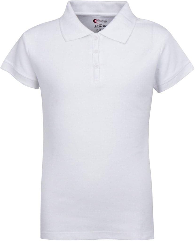 Premium Wear Girls Short Sleeve Polo Shirts