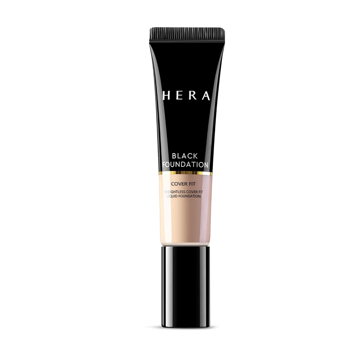 HERA Black Foundation Matte Makeup, Longwear and Oil-free, Jennie Picked Lightweight Cover Fit Liquid Concealer Foundation (1.18 Fl Oz, 21N1)
