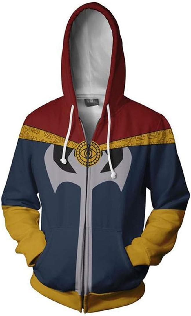 HIMIC E77C Super Hero Fashion Cosplay Hoodie Jacket (Medium, Doctor Strange)