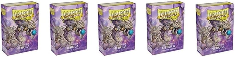 Dragon Shield Japanese Size Sleeves – Matte Nebula 60CT - Card Sleeves Smooth & Tough - Compatible with Pokemon, Yugioh, & Magic The Gathering – MTG, TCG, OCG