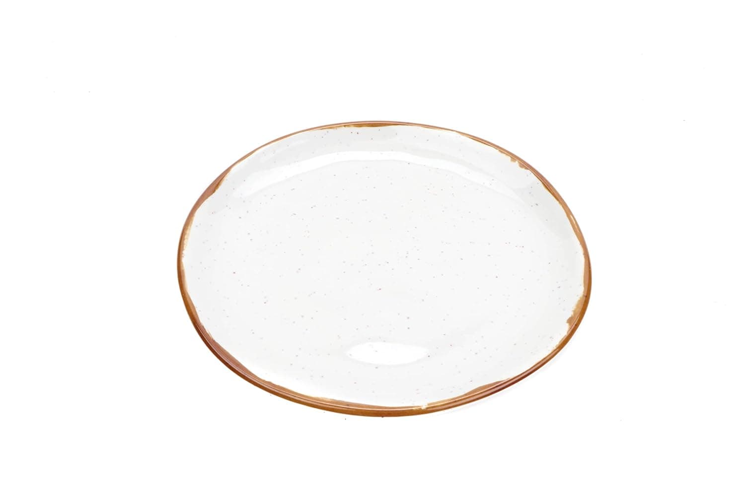 G.E.T. CS-7-RM-EC Shatter-Proof Melamine Salad Plate, 7", Rustic Mill (Set of 4)