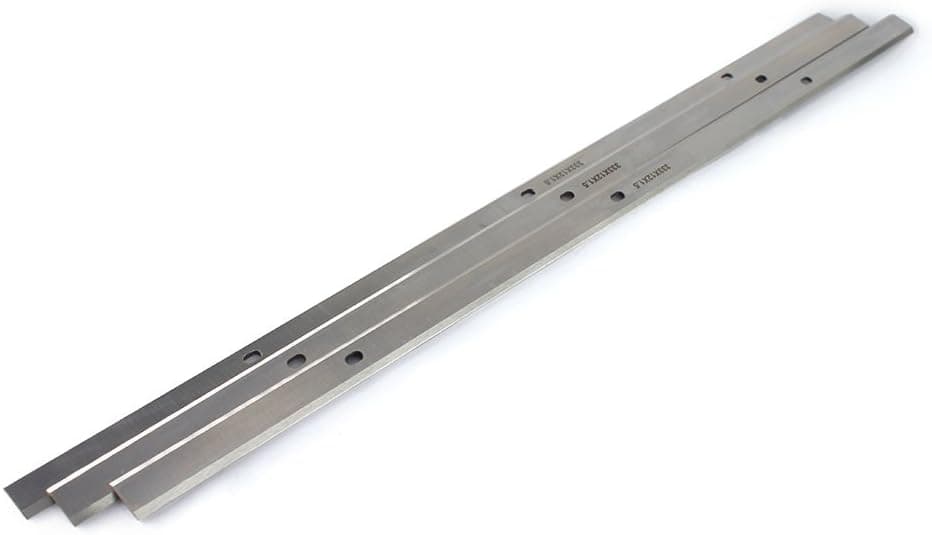 Planer Blades Knives JESTUOUS 13 Inch for Delta 22-580,22-549,22-555 Replacement HSS Knives Reversible Two Cutting Edges 13x15/32x1/16,3 pcs