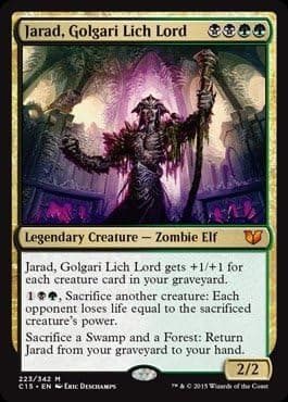 Magic The Gathering - Jarad, Golgari Lich Lord (223/342) - Commander 2015