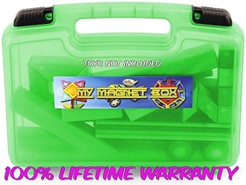 Life Made Better Blocks Case, Toy Storage Carrying Box. Figures Playset Organizer. Accessories for Kids by LMB