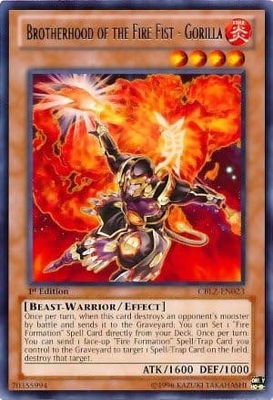 YU-GI-OH! - Brotherhood of The Fire Fist - Gorilla (CT11-EN003) - Collector Tin Promos - Limited Edition - Super Rare