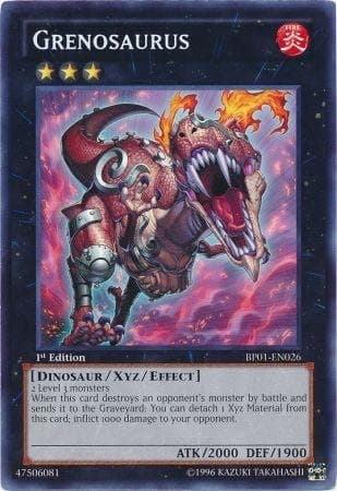 YU-GI-OH! - Grenosaurus (BP01-EN026) - Battle Pack: Epic Dawn - 1st Edition - Rare