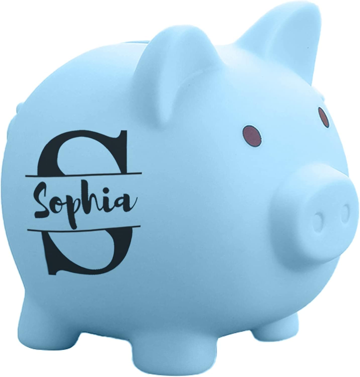 Personalized Piggy Bank,Customized Name Money Bank, Unbreakable Plastic Money Bank,Coin Bank for Girls and Boys, Practical Gifts for Birthday, Christmas