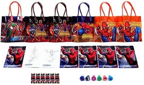 Marvel Spider-Man Party Favor Set - 6 Packs (42 Pcs)