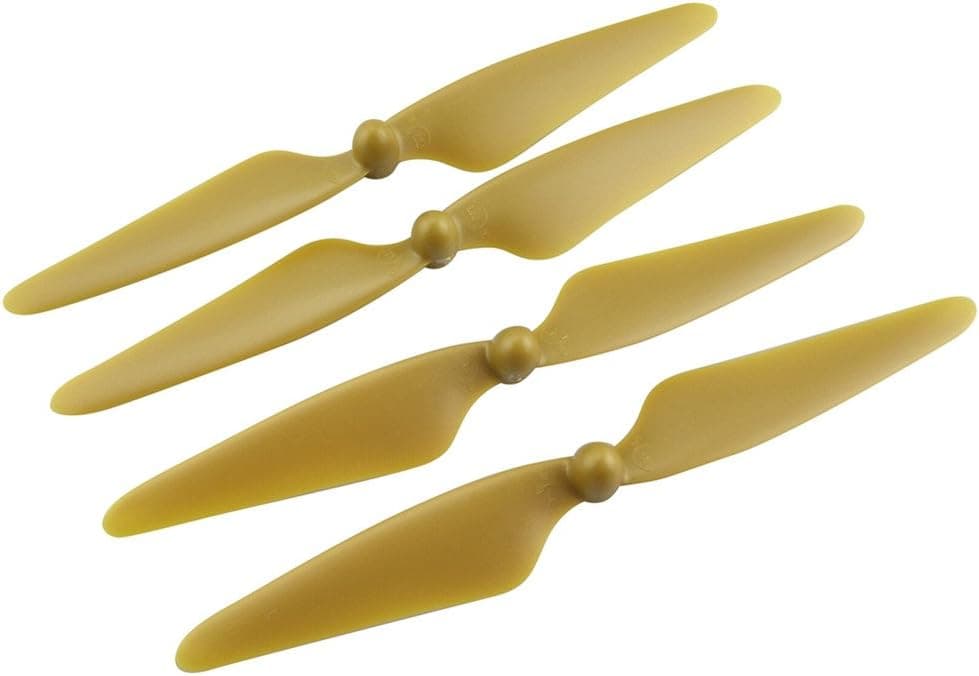 sea jump Accessories 4 pcs Propeller for MJX B3 Bugs 3 B3H Bugs 3H F17 F100 RC brushless Quadrotor Propeller Spare Parts RC Helicopter Blades,Golden