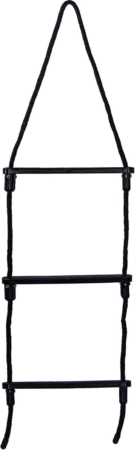 E-Z-TY 3-Step Rope Ladder - Black by E-Z-TY