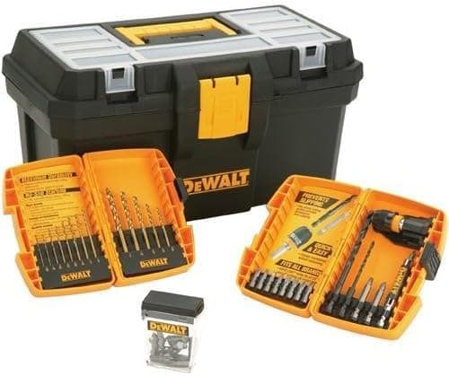 DEWALT DW1363TB 38 Piece Heavy Duty Drill & Drive Bit Set With Free Tool Box