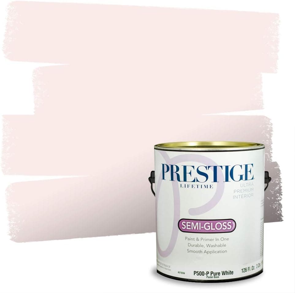 PRESTIGE Interior Paint and Primer in One, Pink Pop, Semi-Gloss, 1 Gallon
