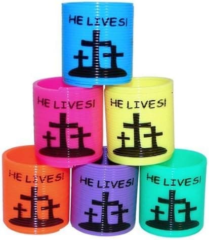 Mini "He Lives" Magic Springs (1 dz) by Fun Express