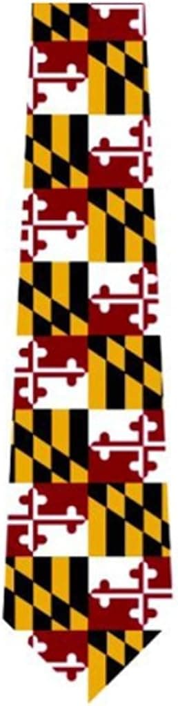 Maryland Flag Polyster Neck Tie