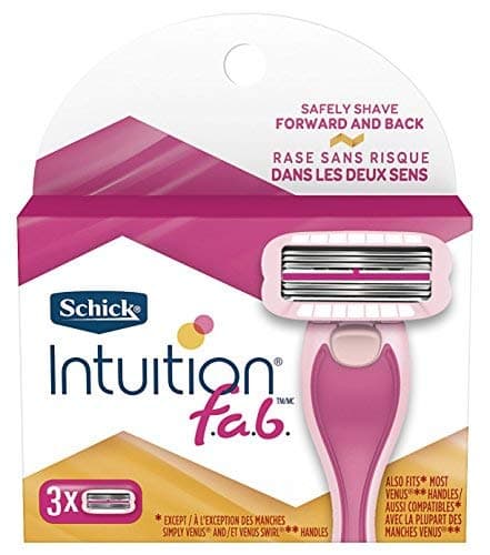 Schick Womens Intuition Refills F.A.B 3 Count (2 Pack)