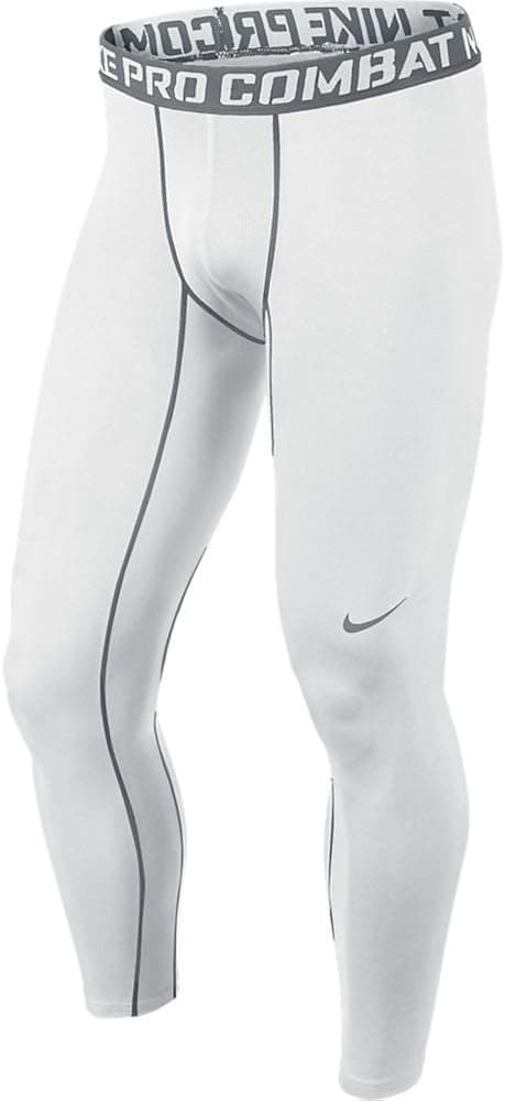 Nike Mens Pro Combat Core Compression Tights 2.0 Small White