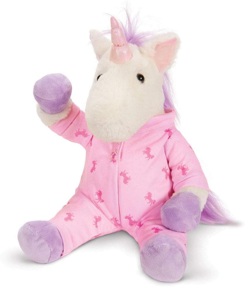 Vermont Teddy Bear Stuffed Unicorn - Unicorn Stuffed Animal, PJ Pals, 13 inch