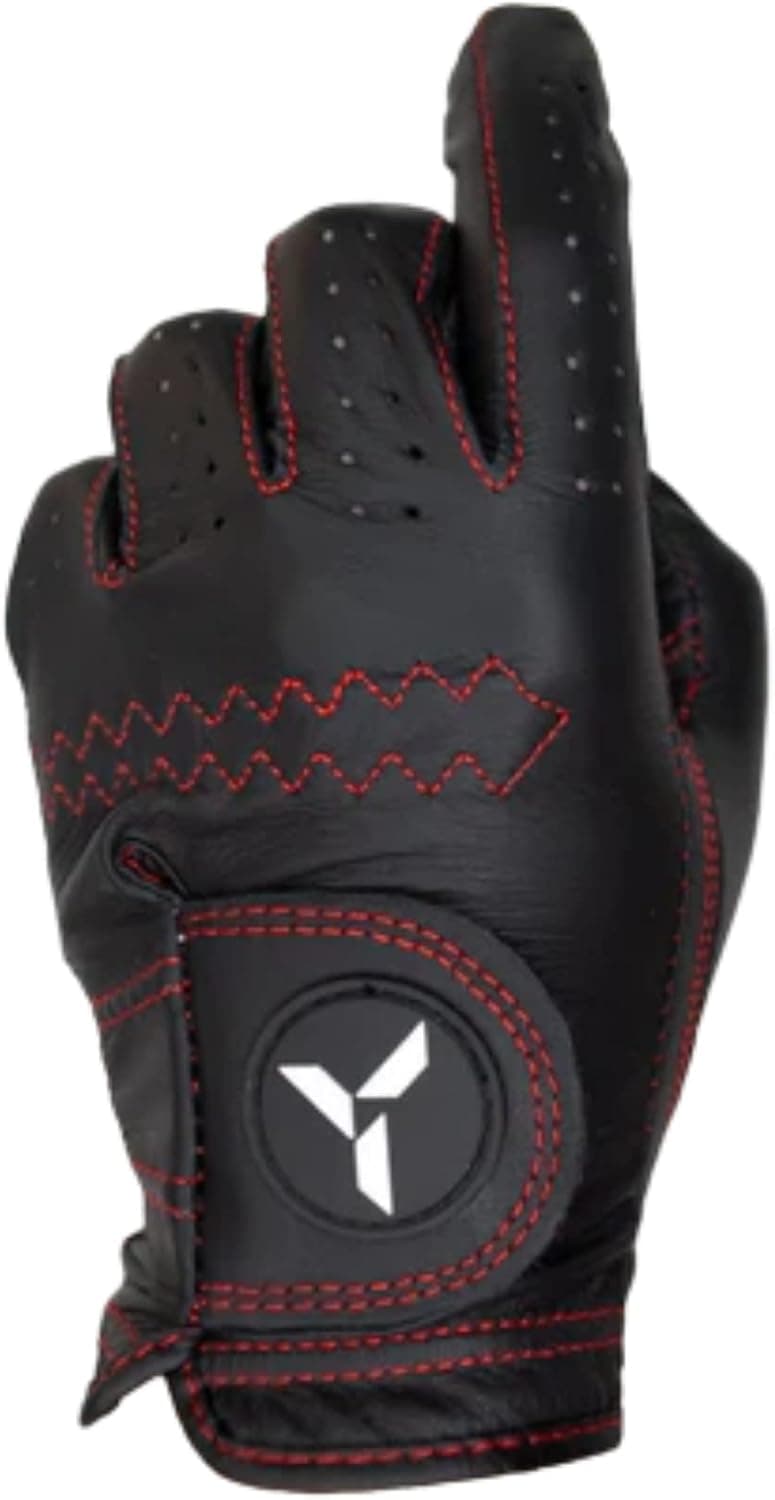 YATTA GOLF Men's Premium Left Hand Golf Glove – Comfortable, Durable, Stable and Sturdy Grip, & True-to-Form Fit Cabretta Leather Golfing Glove