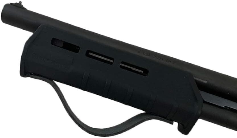 JOYCA & CO. Leatac Remington Tac-14 Leather Forend Protection Safety Strap (Black Ops)