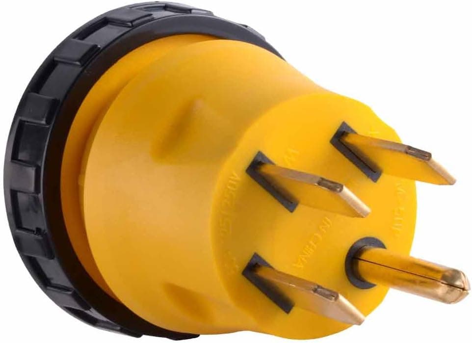 Superior Electric RVA1512L 50 Amp Male NEMA 14-50P to 30 Amp Female NEMA L5-30R Locking Adapter