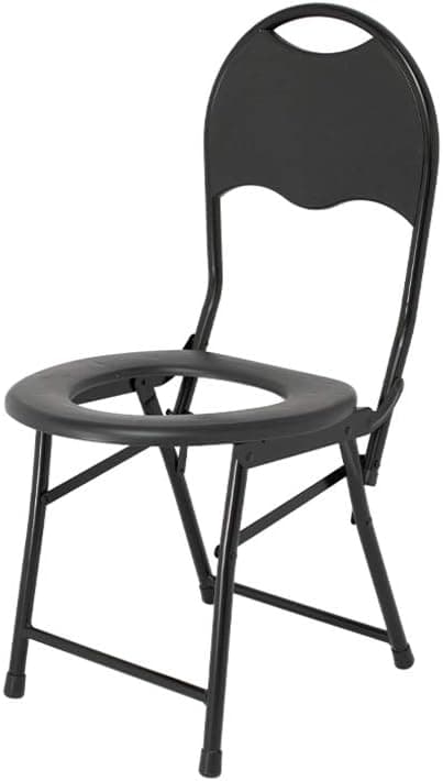 Elite Portable Camping Toilet, Travel Toilet Collapsible & Flat Folding Toilet Chair & Toilet Seat for Adults, PortaPotty Commode Chair, Yoni Steam Seat Lightweight, Hiking