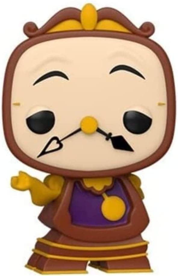 Funko Pop! Disney: Beauty and The Beast - Cogsworth Multicolor 3.75 inches