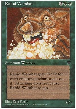 Magic The Gathering - Rabid Wombat - Chronicles