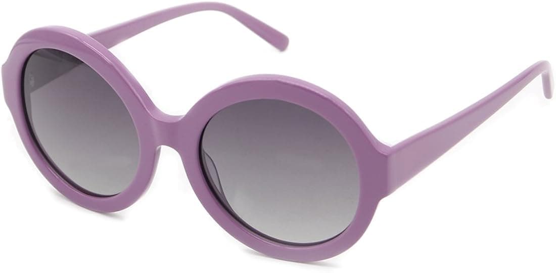 Hourvun Trend Women Sunglsses Vintage Round Polarized Sunglasses for Ladies