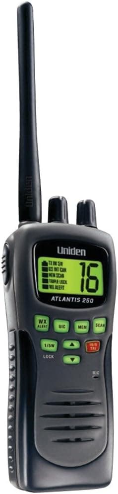 Uniden Atlantis 250-Bk Handheld Vhf 2-Way Marine Radio