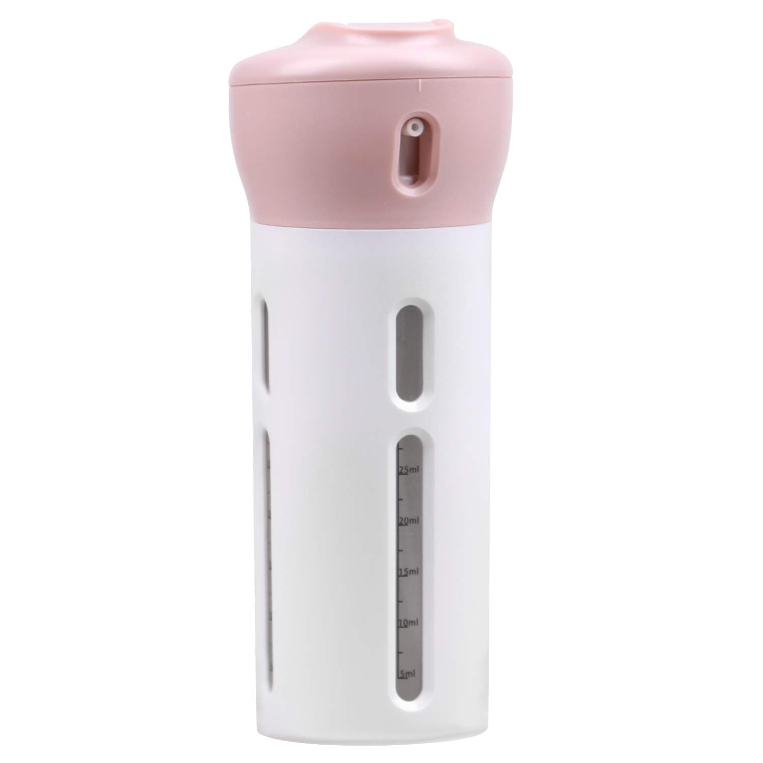 4 in 1 Travel Bottles,40ml/4 Pcs Transparent Leakproof Refillable Travel Containers,Protable Travel Bottles for Shampoo Conditioner Lotion Face Body Wash