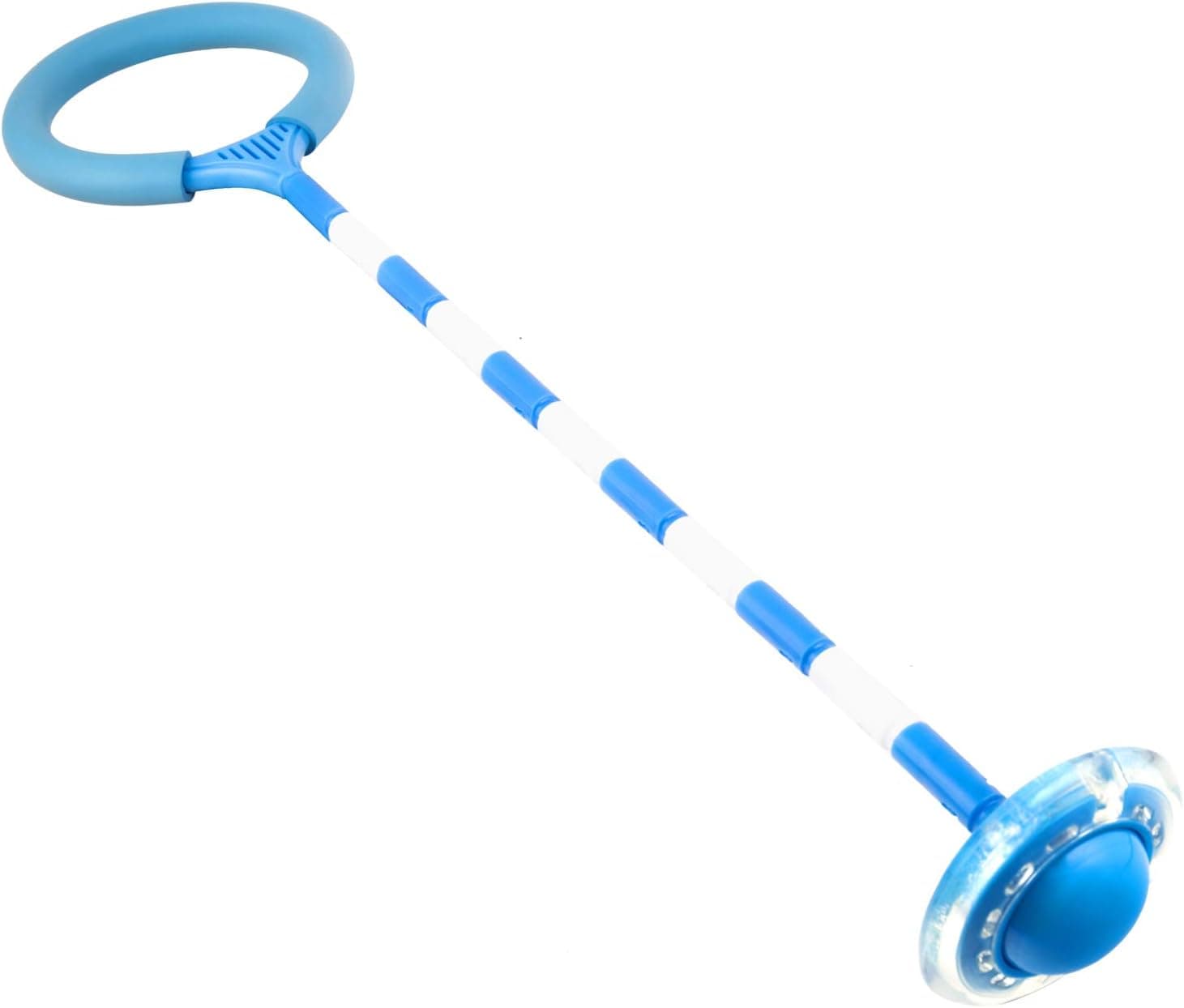 Haujile Twister Moves Skip It for Adults Ankle Skip Ball for Kids, Detachable Fitness Toy, Blue