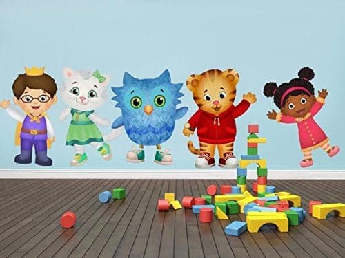 Daniel Tiger's Neighborhood Characters Decal Removable Wall Sticker Decor Art C833, Large
