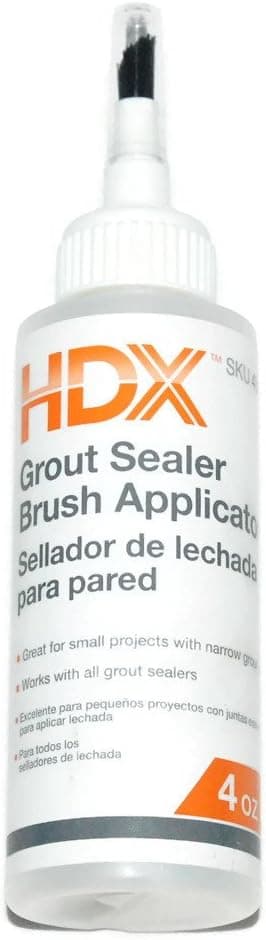 HDX 4 oz. Grout Sealer Applicator Brush Bottle for Walls