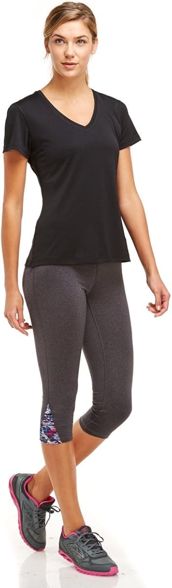 Soffe Women's Side Ruched Capri